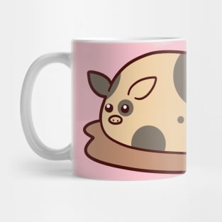 Muddy Jelly Bean Pig Mug